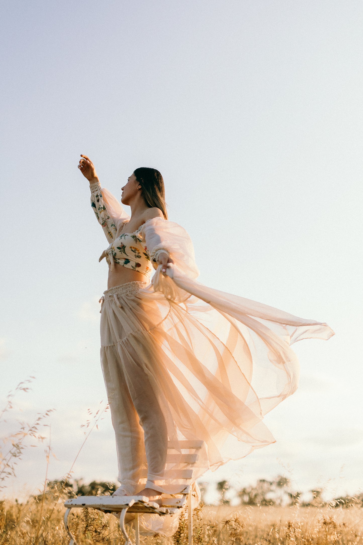 Flower Power - Two Piece Gown - Reclamation