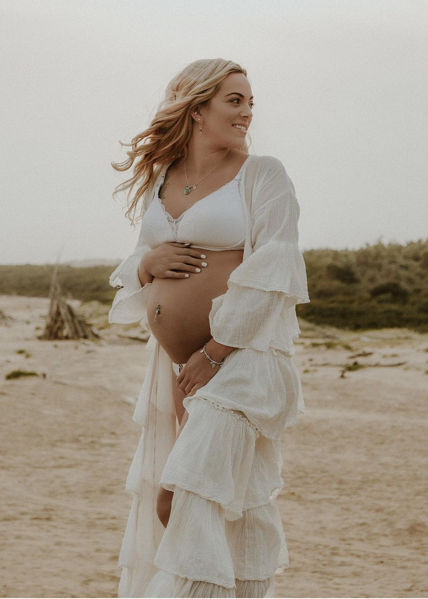 Ruffled Kimono - The Boho Shed