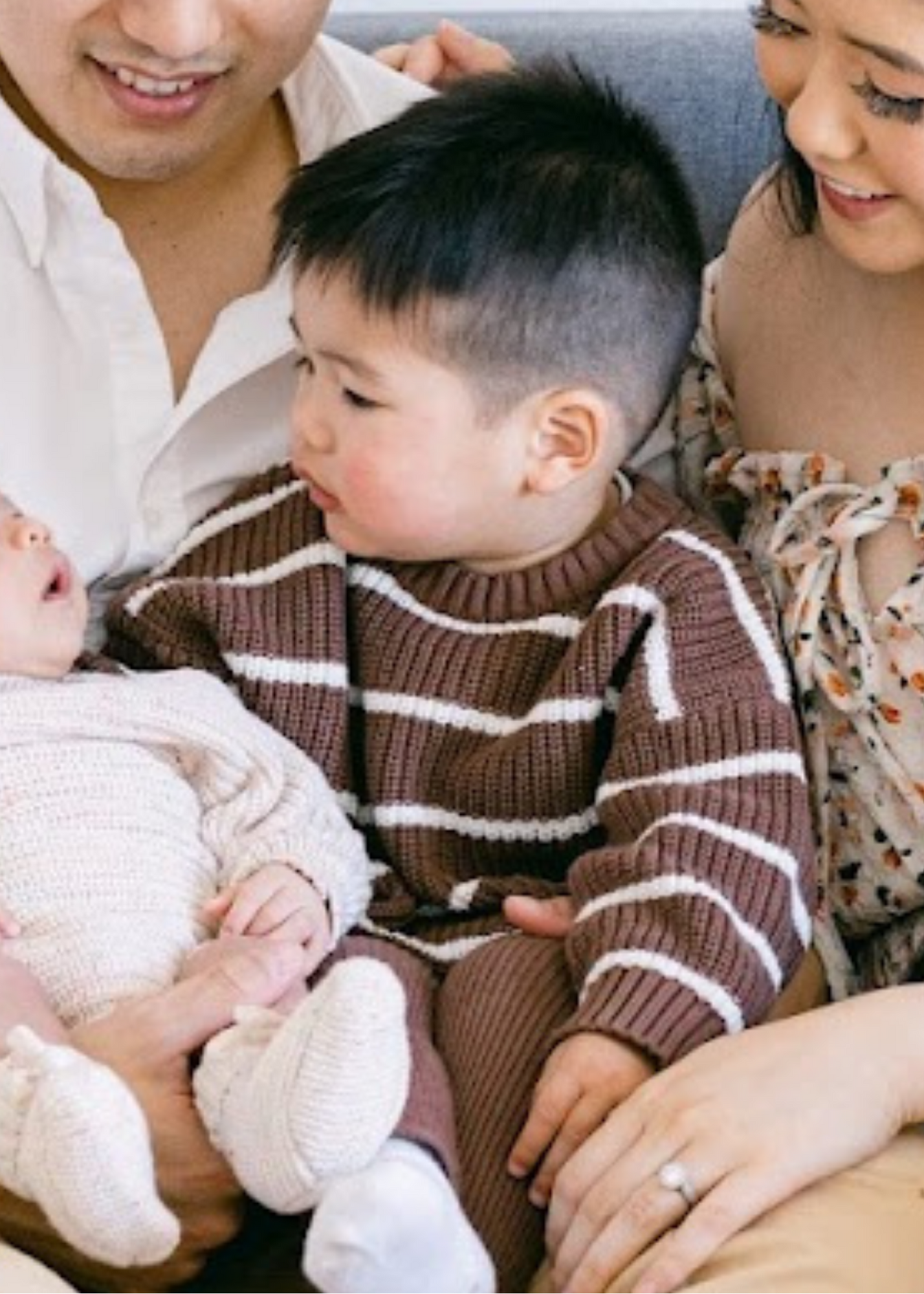 Chocolate Stripe Knit Jumper - Ziggy Lou - Size 2
