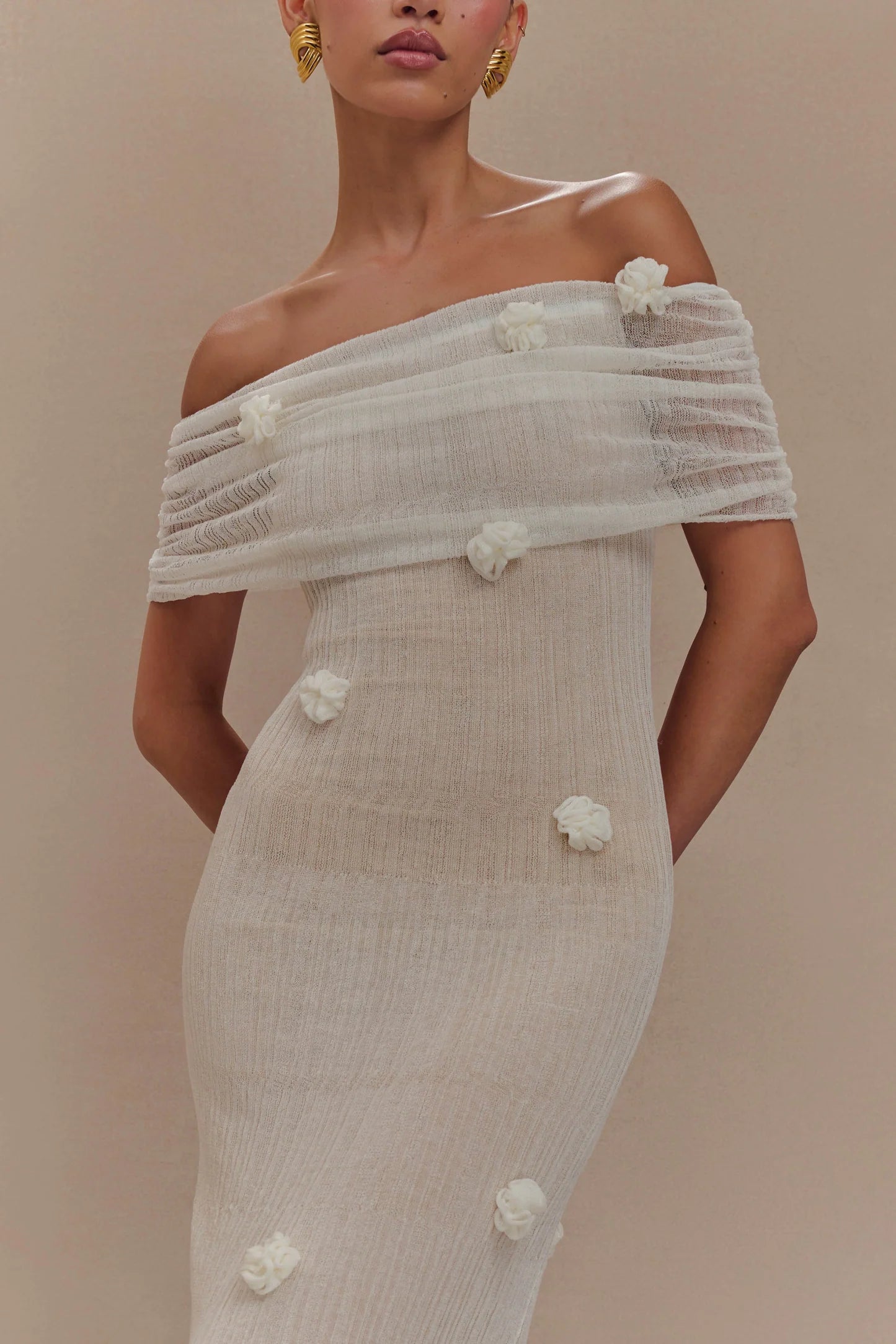 Brynn Dress - Ivory - Meshki