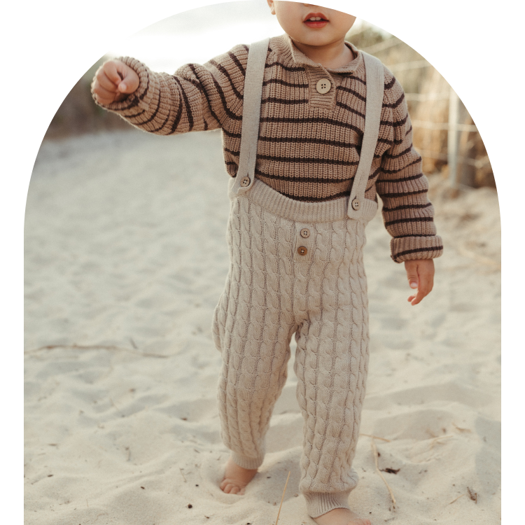 Daniel Striped Knit Sweater - Jamie Kay - Size 3