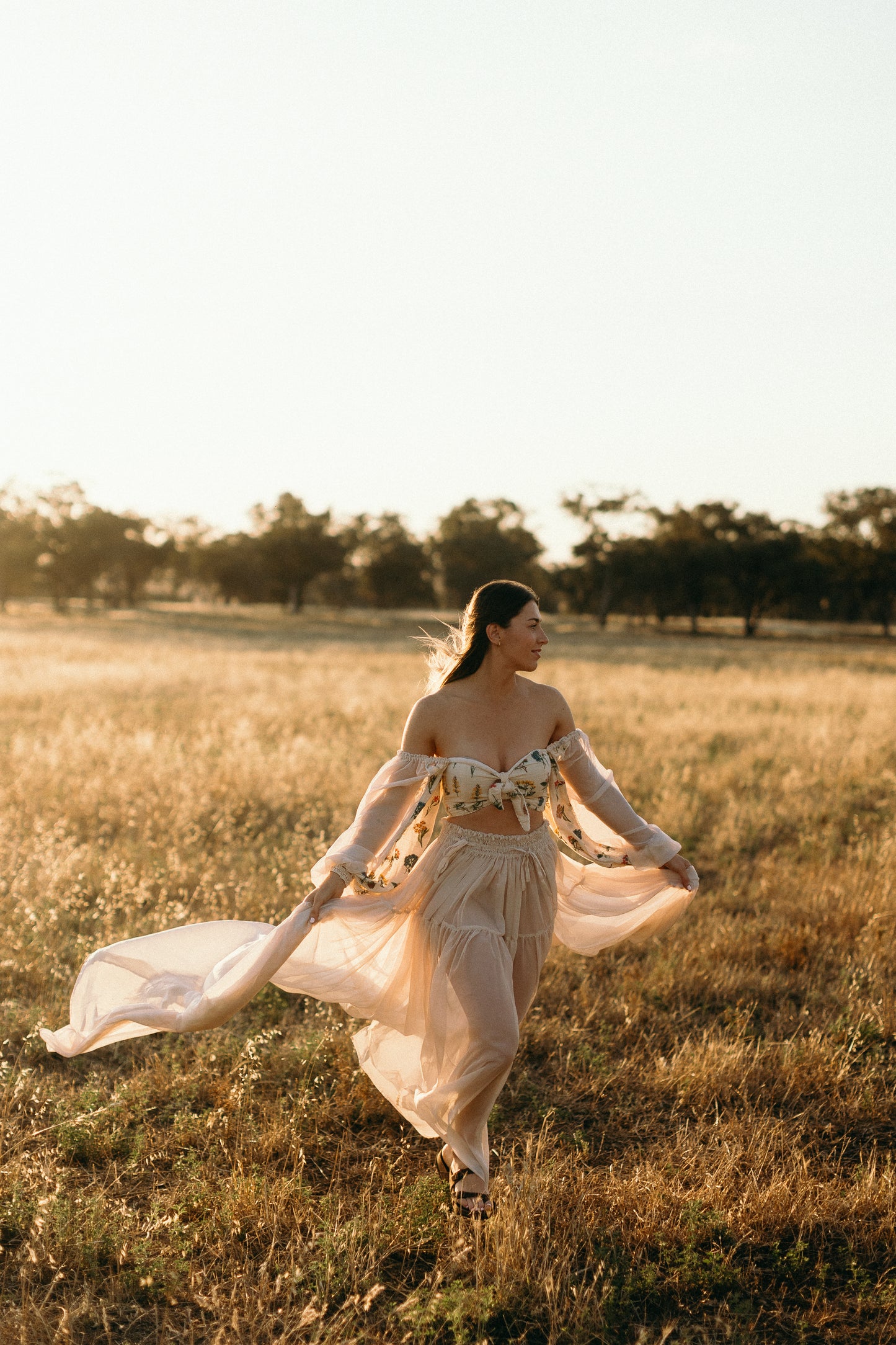Flower Power - Two Piece Gown - Reclamation