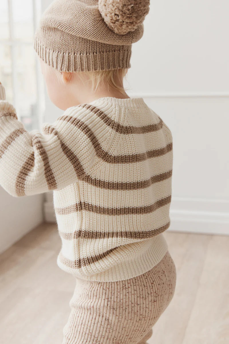 Frankie Stripe Knit Jumper - Jamie Kay - Size 4