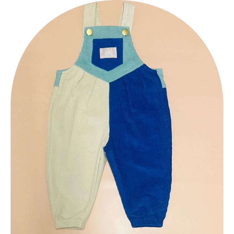 Let's Go Overalls - Blue - Size 2/3