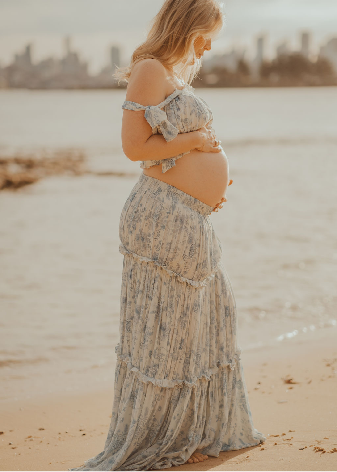 Flora Blue - Two Piece Set - Rooh Collective
