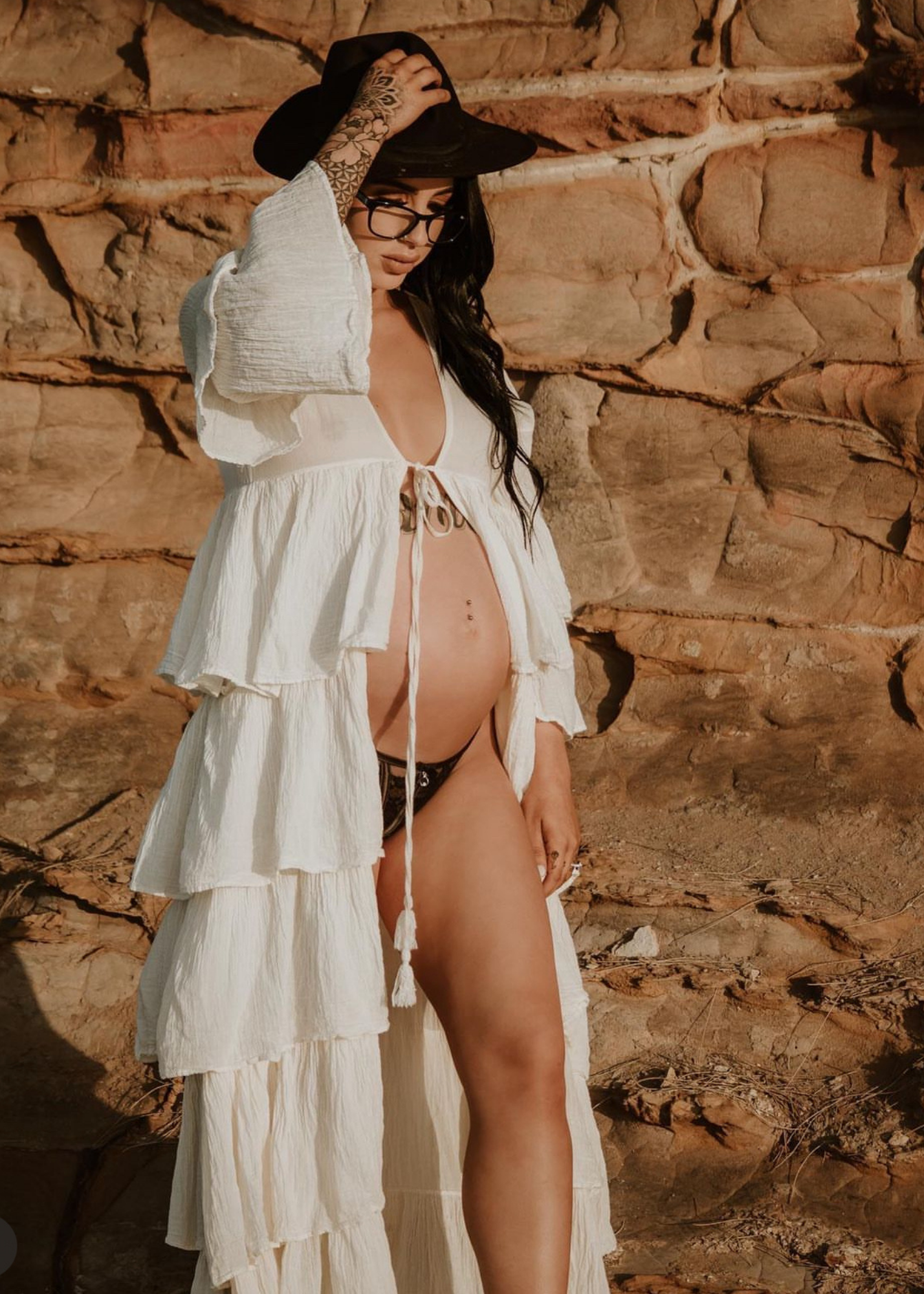 Ruffled Kimono - The Boho Shed