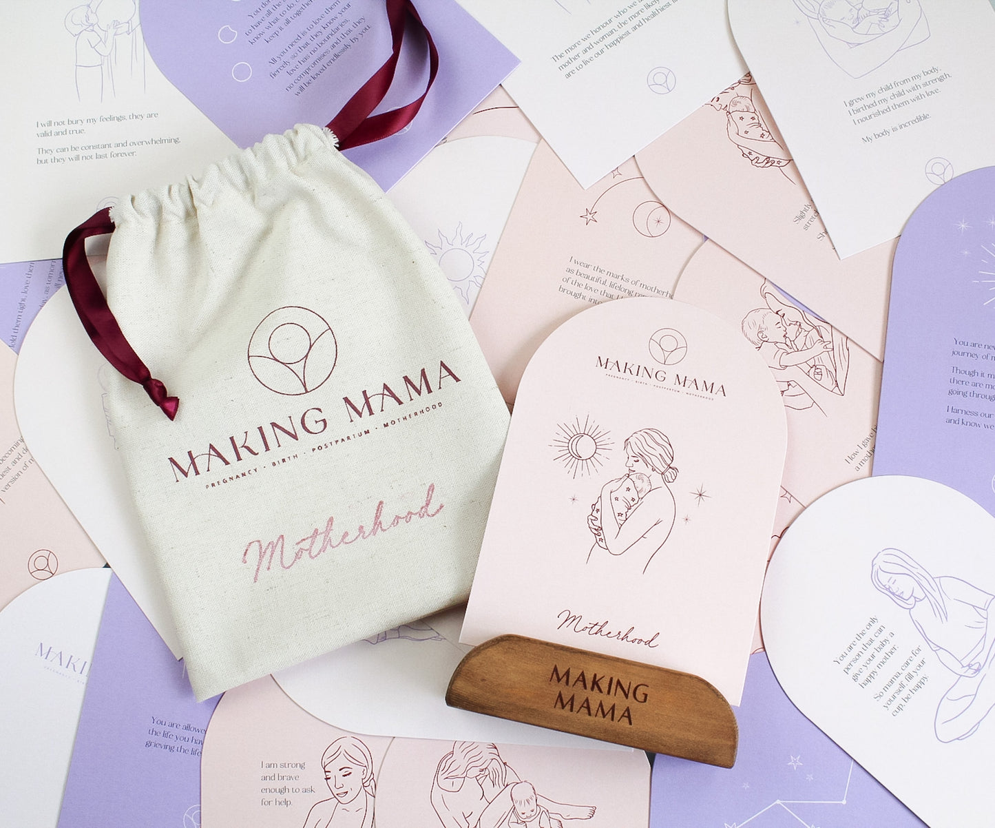 Motherhood Words of Affirmation Cards