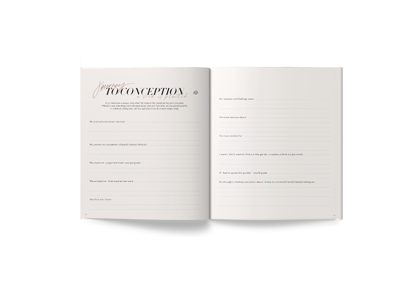 Becoming Mama Pregnancy Journal