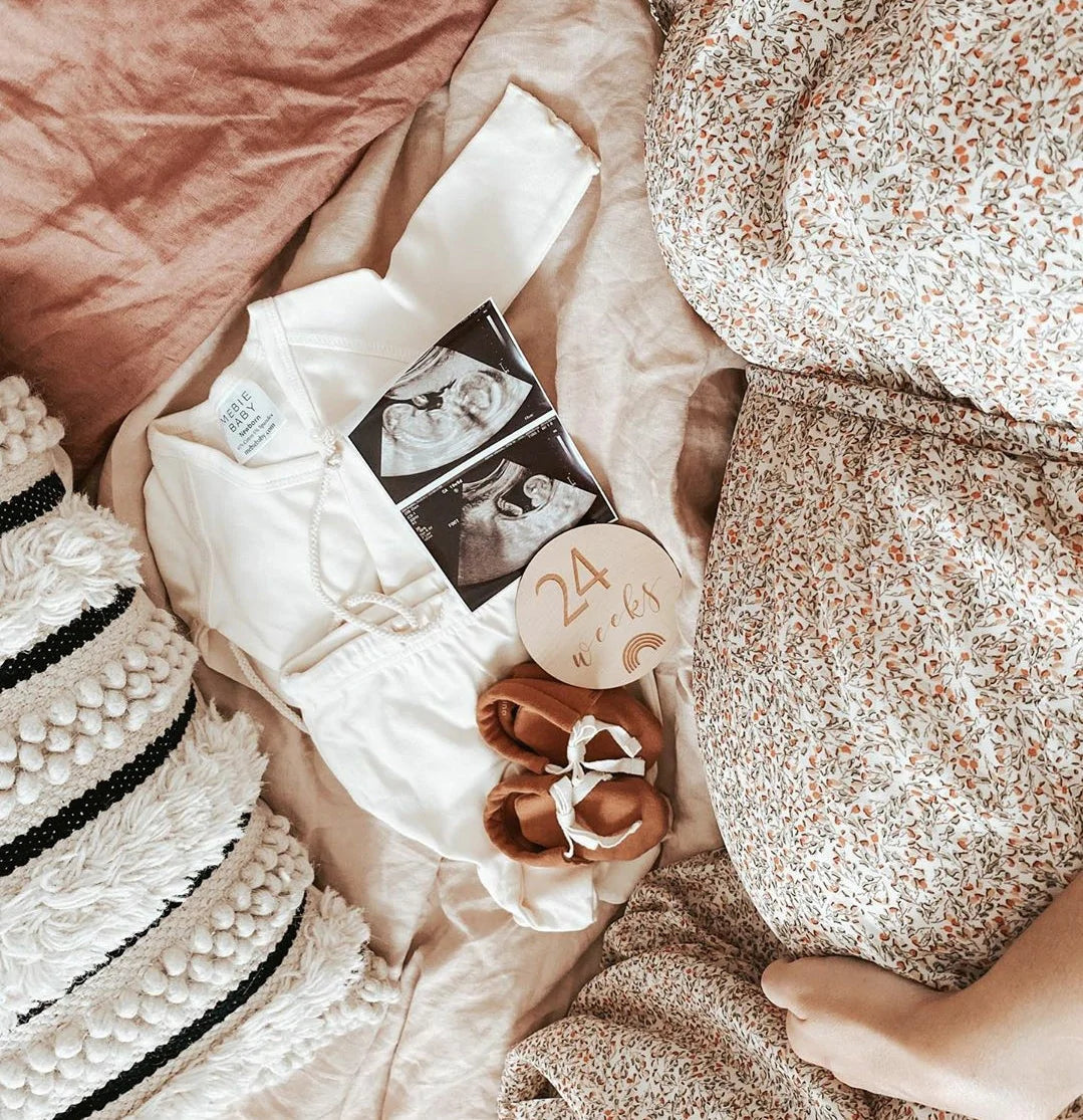 Wooden Pregnancy Milestone Collection