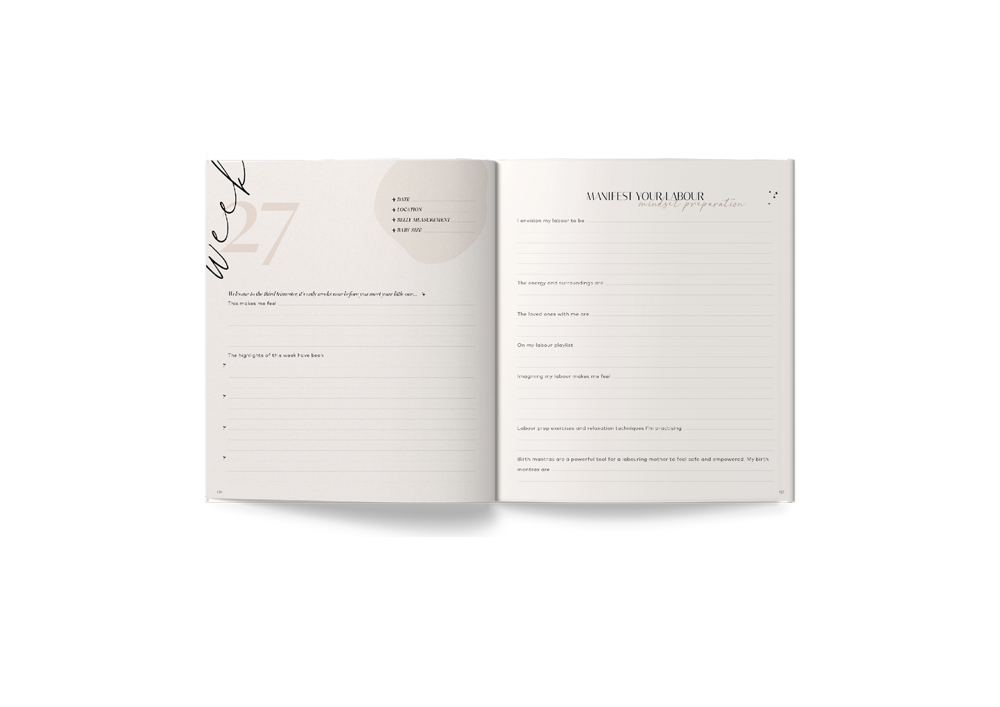 Becoming Mama Pregnancy Journal