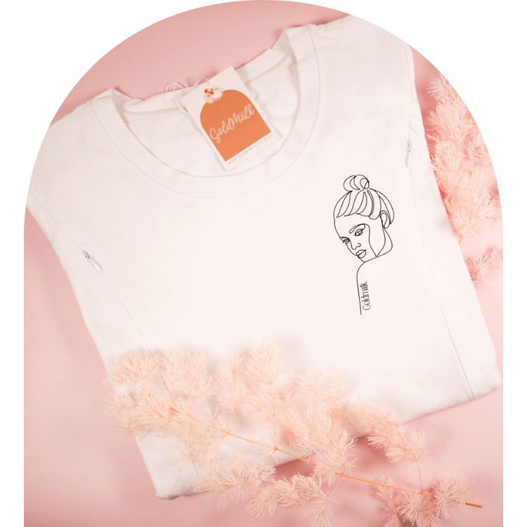 Lady Breastfeeding Tee – Making Mama