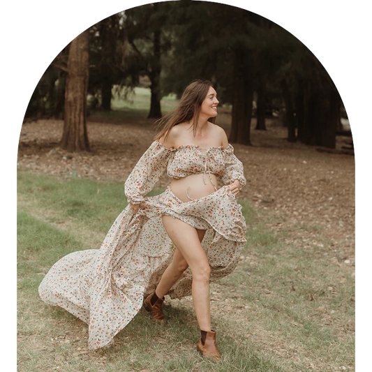 There’s Nothing Quite Like You - Floral - Two Piece Gown - Reclamation